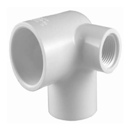 Charlotte Pipe And Foundry 12 WHT Side Inlet Ell PVC 02520  0600HA